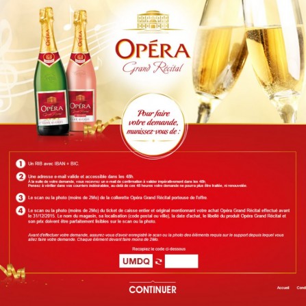 Nouveau site d'ODR pour la marque Opéra, développé par Vincent Desbois