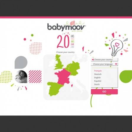 Mise en ligne d'un site pour Babymoov