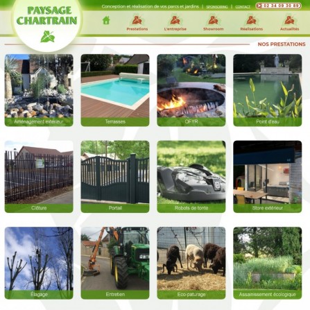 Nouveau site pour Paysage Chartrain