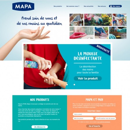 Site internet des gants Mapa