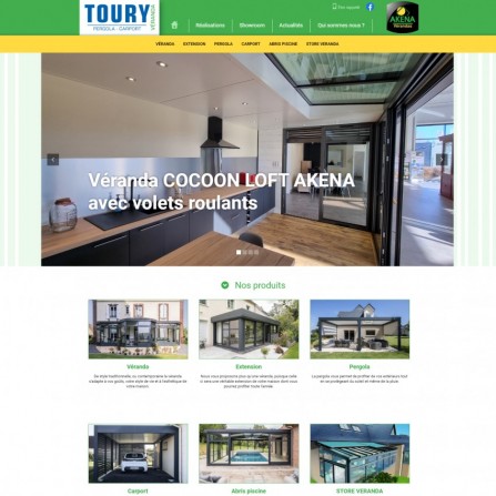 Site web Toury Veranda, chartres 28000