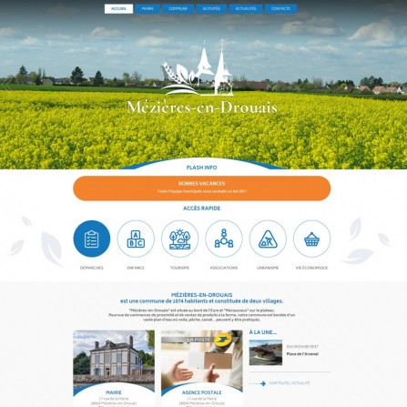 Site internet mairie Dreux