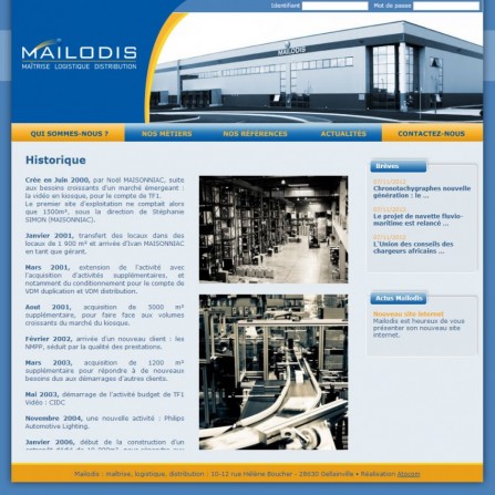 Mailodis, logistique à Chartres