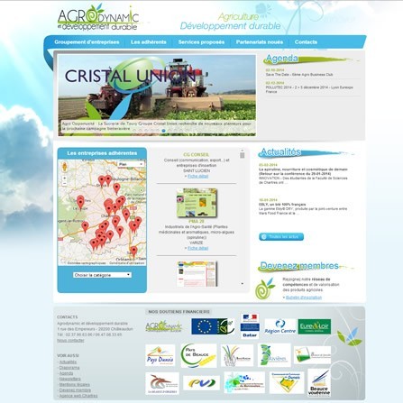 Réalisation du site Agrodynamic 28